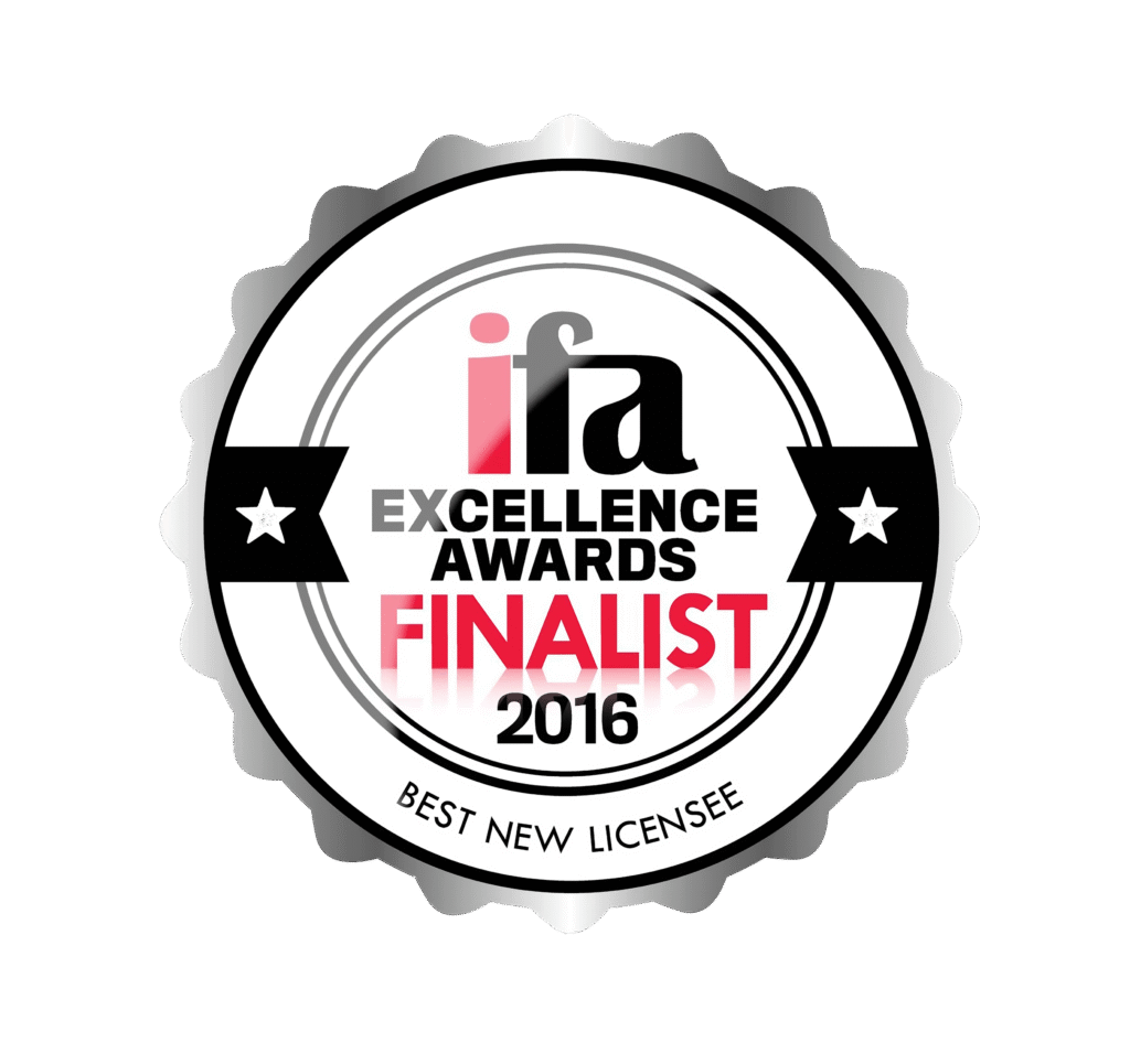 Shartru Wealth ifa Excellence Awards 2016 finalist badge for Dealer Group of the Year.