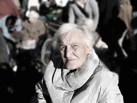 Dependent Dementia Woman Old Age Alzheimer