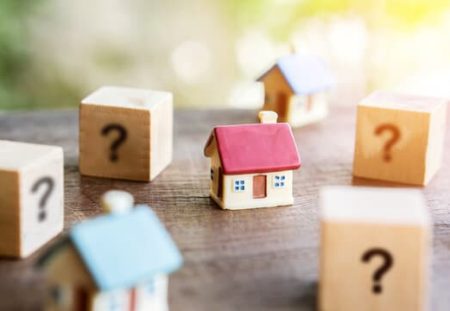 Miniature house with question blocks symbolises Westpac’s predicted property price drop, Shartru Wealth Management.